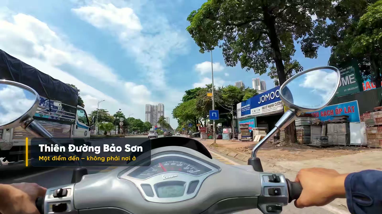 Đường vào khu Thiên Đường Bảo Sơn, Hoài Đức